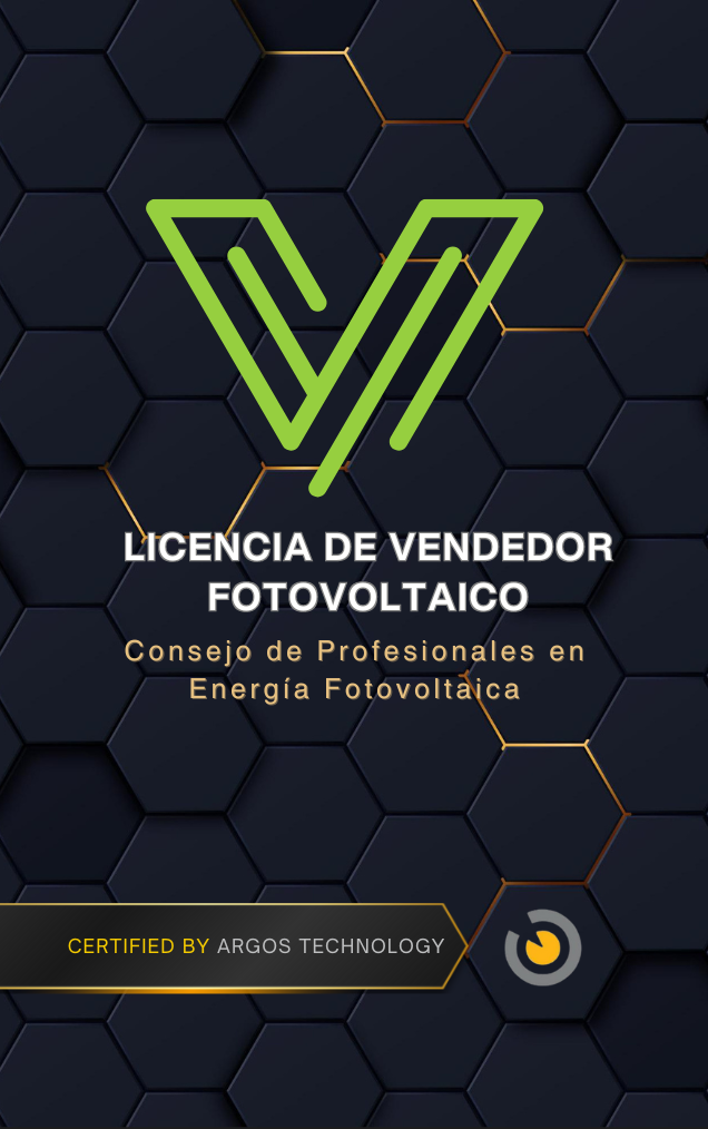 Licencia de Vendedor fotovoltaicoCPEF