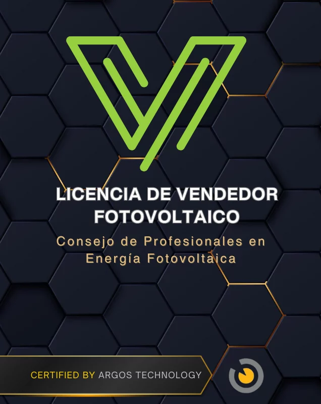 LICENCIA DE VENDEDOR FOTOVOLTAICO