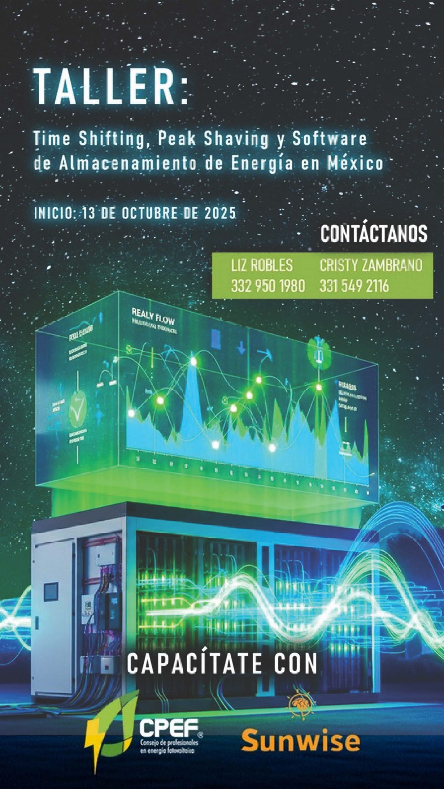TALLER TIME SHAVING, PEAK SHAVING Y SOFTWARE DE ALMACENAMIENTO DE ENERGIA EN MEXICO