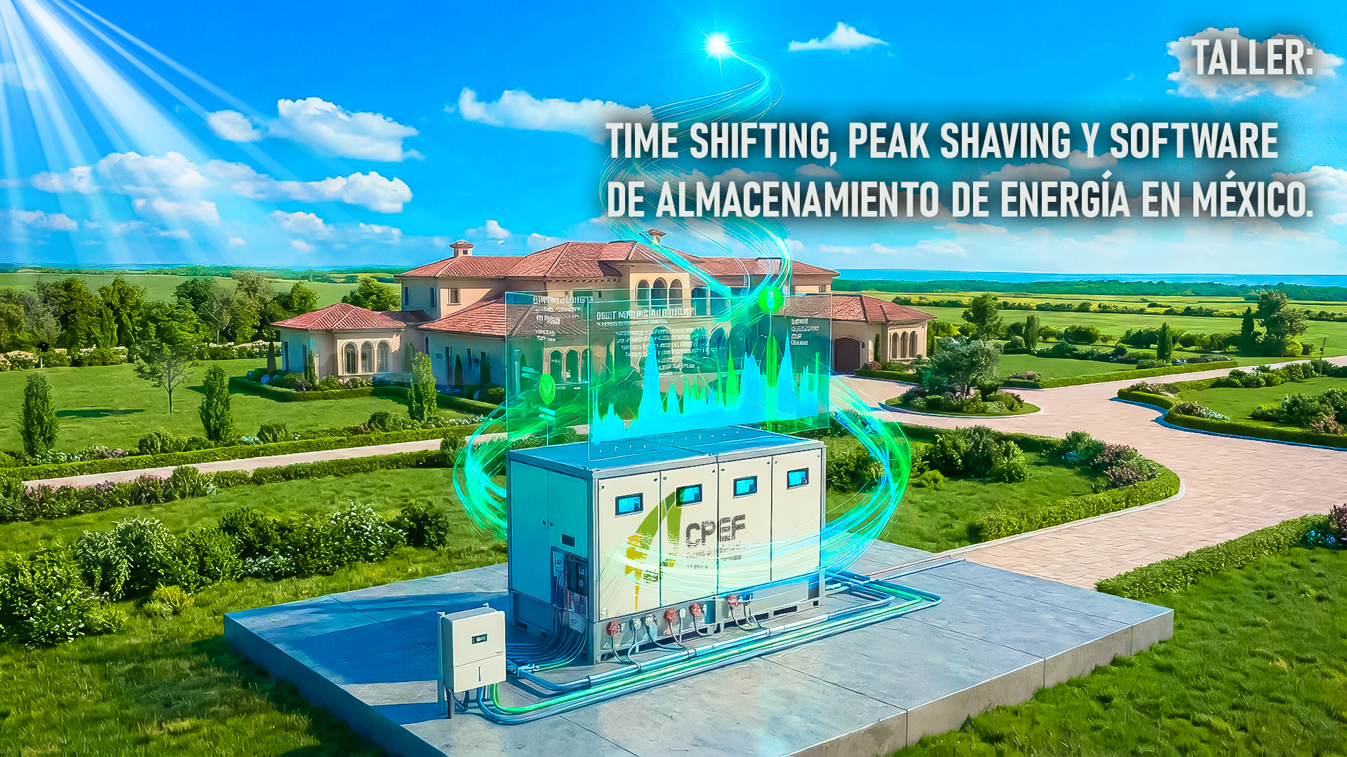 TALLER TIME SHAVING, PEAK SHAVING Y SOFTWARE DE ALMACENAMIENTO DE ENERGIA EN MEXICO